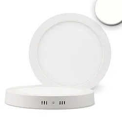 LED Deckenleuchte, IP20, RUND, Ø 30cm, 24W 4000K 1850lm, dimmbar, weiß