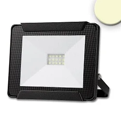 Outdoor LED Fluter 10W, IP65, inkl. Abnehmbarem Kabel, drehbar und schwenkbar, schwarz, 3000K 800lm 120°