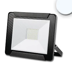 LED Fluter 30W, kaltweiß, schwarz, IP65, drehbar und schwenkbar, 6500K 2400lm 120°