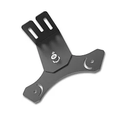 2er Verbinder für Hallenleuchte LN (2 Stück), verzinnt / Chrom