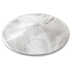 Scheibe für PC Reflektoren der Hallenleuchte FL Serie, inkl. Spannring und Feder, transparent