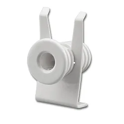 Mini-Plug Anschlussblende mit Zugentlastung für ISO-113527 /-46, weiß