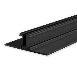 LED Leuchtenprofil 2SIDE Aluminium, für 2 LED Strips bis 1.2cm Breite, 200cm, Schwarz eloxiert
