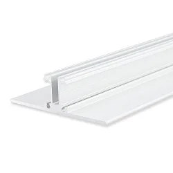 LED Leuchtenprofil 2SIDE Aluminium, für 2 LED Strips bis 1.2cm Breite, 200cm, Weiß