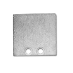 Zubehör für Profil SURF16 - Aluminium-Endkappe (2 Stk.), inkl. Schrauben, EC58, geschlossen