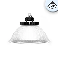 LED Hallenleuchte FL mit PC-Reflektor, IP65, 120W 18000lm, 1-10V dimmbar, 5700K 70°