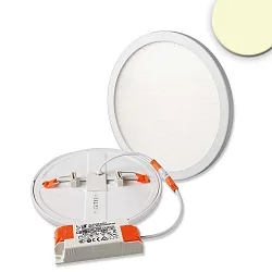 LED downlight Flex 15W, IP52, UGR<19, suitable for offices, DA 5-16cm, not dimmable, white, 15W 3000K 1300lm 120°