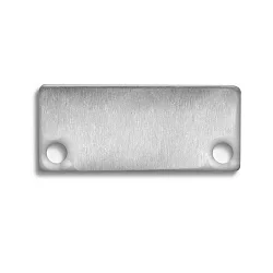 Zubehör für Aufbau-Profil IL-ALU20 - Endkappe, Aluminium eloxiert