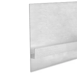 LED drywall profile SHADOW GAP 80, anodized aluminium, 200cm