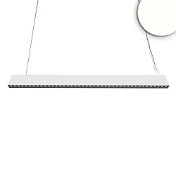 LED Hängeleuchte Raster Up+Down, UGR<6, BAP geeignet, 128cm, 45W 4000K 3000lm 30°, CRI >90, 1-10V dimmbar, weiß