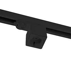 3-Phasen Steckdosen-Adapter (CLASSIC + S1), mit Schutzkontaktstecker, 230V AC, max. 6A, inkl. Kindersicherung, schwarz