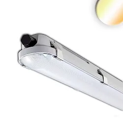 LED Wannenleuchte 120cm, IP65 IK08, Powerswitch 25-40W, Colorswitch 3000|4000|5000K 5050lm 120°, schlagfest