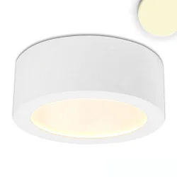 LED Aufbauleuchte LUNA, IP20, indirektes Licht, dimmbar, weiß, 12W 2700K 600lm 120°
