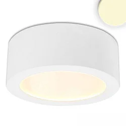 LED Aufbauleuchte LUNA, IP20, indirektes Licht, dimmbar, weiß, 18W 2700K 950lm 120°