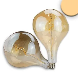 LED Deko-Filament VINTAGE LINE 165, E27, 4W 2200K 150lm 360°, CRi >95, dimmbar, Glas Amber