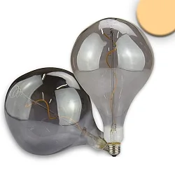 LED Deko-Filament VINTAGE LINE 165, E27, 4W 2200K 110lm 360°, CRi >95, dimmbar, Glas Smoky