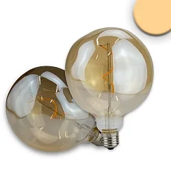 LED Deko-Filament VINTAGE LINE 125, E27, 4W 2200K 130lm 360°, CRi >95, dimmbar, Glas Amber