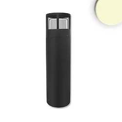 LED Pollerleuchte-5, IP54, 6W 3000K 280lm, Aluminium, sandschwarz, Höhe 50cm