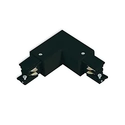3-phase SERIE S1 - L-connector, N-conductor inside, predective connector outside, black