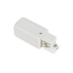 3-phase SERIE S1 - side power feed, N-conductor right, predective connector left, white