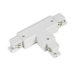 3-Phasen SERIE S1 - T-Verbinder, N-Leiter links, Schutzleiter rechts, weiß