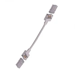 Clip-Verbinder mit Kabel (max. 5A) für 2-pol. IP68 Flexstripes mit 1.2cm Breite und Pitch-Abstand >0.8cm