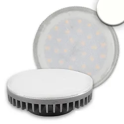 LED Leuchtmittel 30SMD, 230V, GX53, 6W 4000K 525lm 120°, neutralweiß, nicht dimmbar, matt