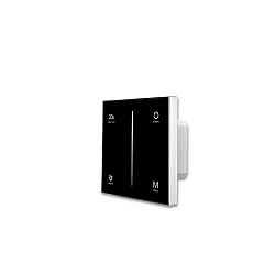 Sys-Pro 1 Zone Touch Funk-Dimmer 230V, 360VA, Phasenan-/Abschnitt wählbar, Schwarz