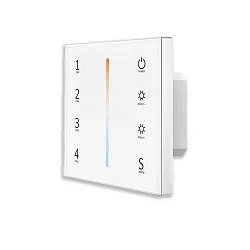 Sys-Pro weißdynamische 4 Zonen Einbau-Touch-Fernbedienung + DMX Output, 230V