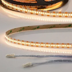 LED CRI925 MiniAMP Flexband, 12V, 6W, 2500K, beidseitig 30cm Kabel mit male-Stecker, 120cm