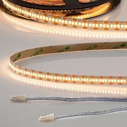 LED CRI925 MiniAMP Flexband, 12V, 6W, 2500K, beidseitig 30cm Kabel mit male-Stecker, 250cm