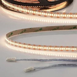 LED CRI930 MiniAMP Flexband, 12V, 6W, 3000K, beidseitig 30cm Kabel mit male-Stecker, 500cm