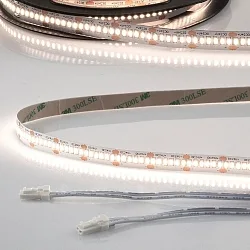 LED CRI940 MiniAMP Flexband, 24V, 12W, 4000K, beidseitig 30cm Kabel mit male-Stecker, 250cm