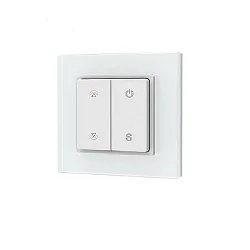 Sys-Pro Aufputz-Tast-Fernbedienung mit Batterie, 1 Zone, SingleColor Dimmung, mit Szenenspeicher