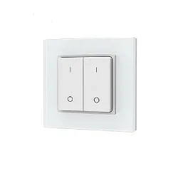 Sys-Pro Aufputz-Tast-Fernbedienung mit Batterie, 2 Zonen, SingleColor Dimmung