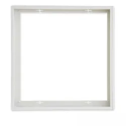 Zubehör für LED - Aufbaurahmen, Aluminium, weiß RAL 9016, Panel 625 (62.5 x 62.5cm), Schnellmontage
