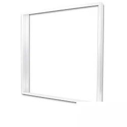 Zubehör für LED Panel - Aufbaurahmen, Aluminium, weiß RAL 9016, Panel 625 (62.5 x 62.5cm), Standard-Montage