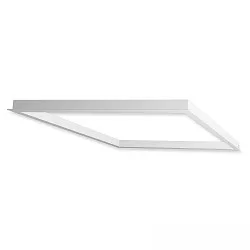 Zubehör für LED Panel - Einbaurahmen, Aluminium, weiß RAL 9016