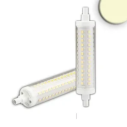 R7s LED stick SLIM, length 11.8cm, IP20, 10W 3000K 740lm 360°, dimmable, white