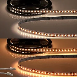 LED CRI919/940 MiniAMP Flexband, 24V, 15W, weißdynamisch, beidseitiges Kabel mit male-Stecker, 120cm
