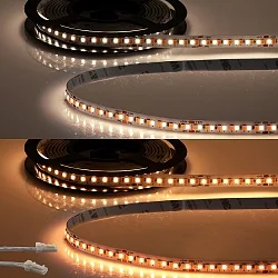 LED CRI919/940 MiniAMP Flexband, 24V, 15W, weißdynamisch, beidseitiges Kabel mit male-Stecker, 500cm