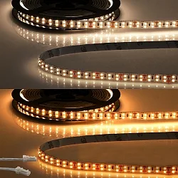 LED CRI919/940 MiniAMP Flexband, 24V, 20W, weißdynamisch, beidseitiges Kabel mit male-Stecker, 500cm