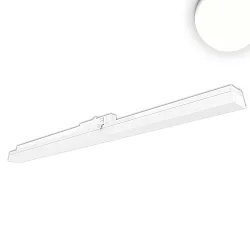 3-phase linear luminaire 120cm, suitable for offices, fixed optics, 40W 4000K 4500lm 110°, white