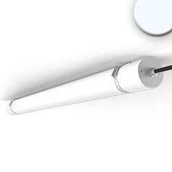 LED Linearleuchte HP IP69K, 120cm, ammoniakbeständig, stoßfest, mit Durchgangsverdrahtung, 35W 5000K 4000lm 180°