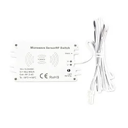 Sys-Pro Funk HF-Bewegungsmelder MiniAMP mit invertierter Funktion für UV-C, 9-24V, 1W, IP20