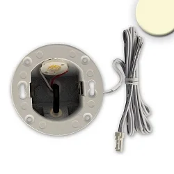 Outdoor LED Wandeinbauleuchte Sys-Wall68 MiniAMP, IP44, 24V DC, 3W 3000K 120lm 38°, dimmbar, inkl. Einputzdose, ohne Cover