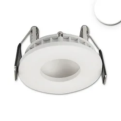 LED Einbauleuchte LUNA MiniAMP, indirektes Licht, Ø 7.5cm, 24V DC, dimmbar, Aluminium, weiß, 4W 2700K 175lm 120°