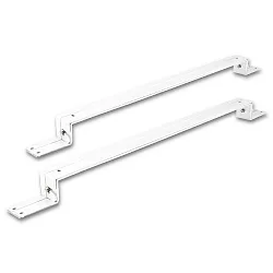 Zubehör für LED Panel - Aufbau-Montagebügel, Aluminium, weiß