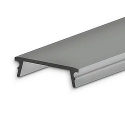 Zubehör für Profil SURF16 - Abdeckung COVER42, schwarz/matt, 25% Transluzenz, 200cm