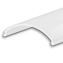 Zubehör für Profil CORNER10 SLIM - Abdeckung COVER49 opal/satiniert, 200cm